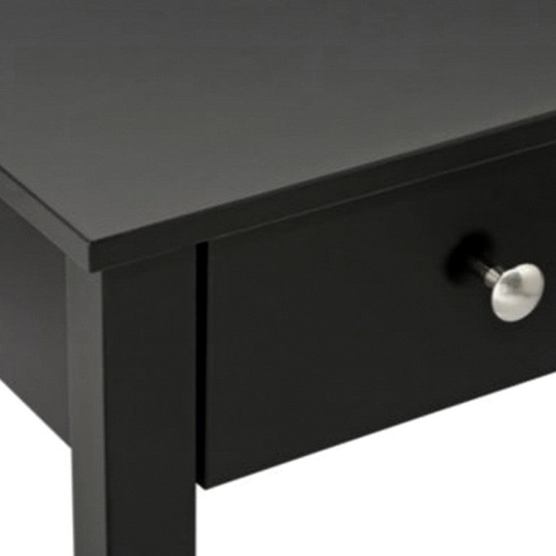 Florence Dressing Table with 3 drawers in Black