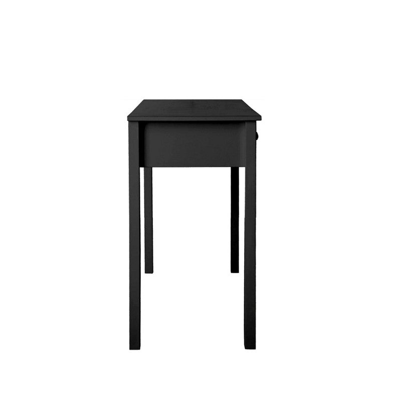 Florence Dressing Table with 3 drawers in Black