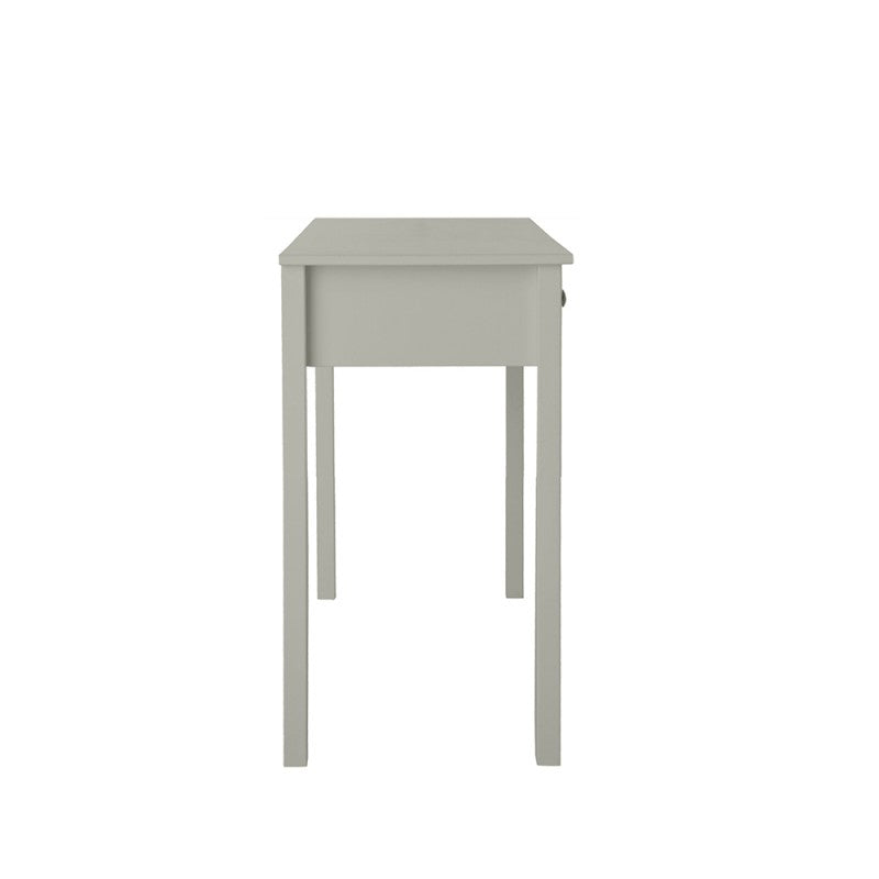Florence Dressing Table with 3 drawers in Soft Grey