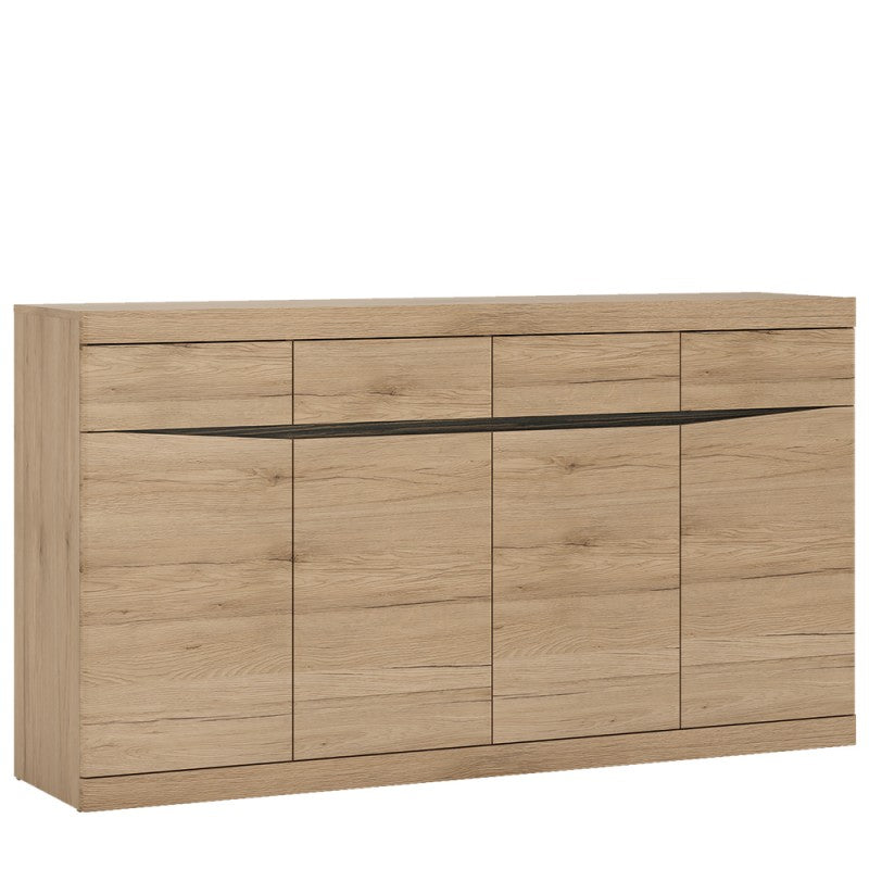 Kensington Wide 4 Drawer 4 door Sideboard