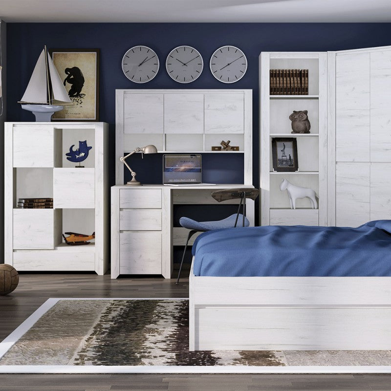 Angel 3 Drawer 1 Door Desk