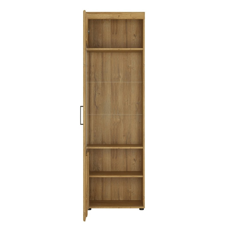 Cortina Tall glazed display cabinet (LH)