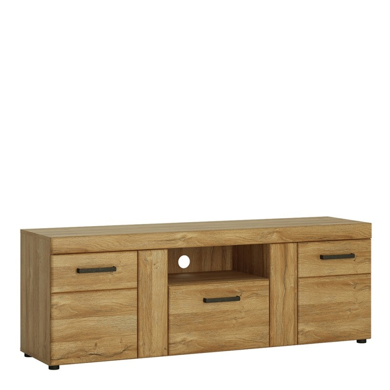 Cortina 2 door 1 drawer tall TV cabinet