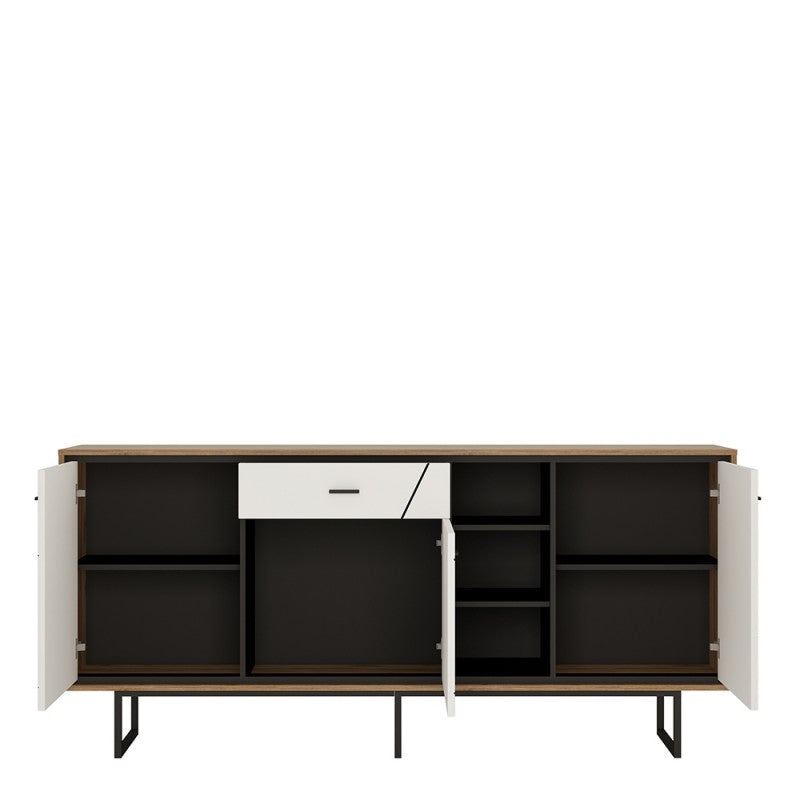 Brolo 3 door 1 drawer wide sideboard