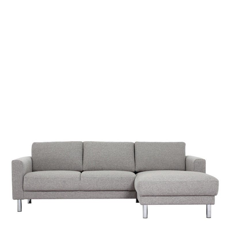 Cleveland Chaiselongue Sofa - NOVA Light Grey  (RH)