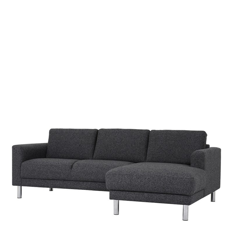 Cleveland Chaiselongue Sofa - NOVA Anthracite (RH)
