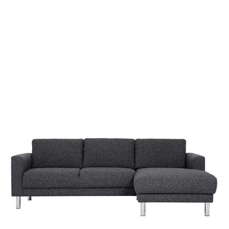 Cleveland Chaiselongue Sofa - NOVA Anthracite (RH)
