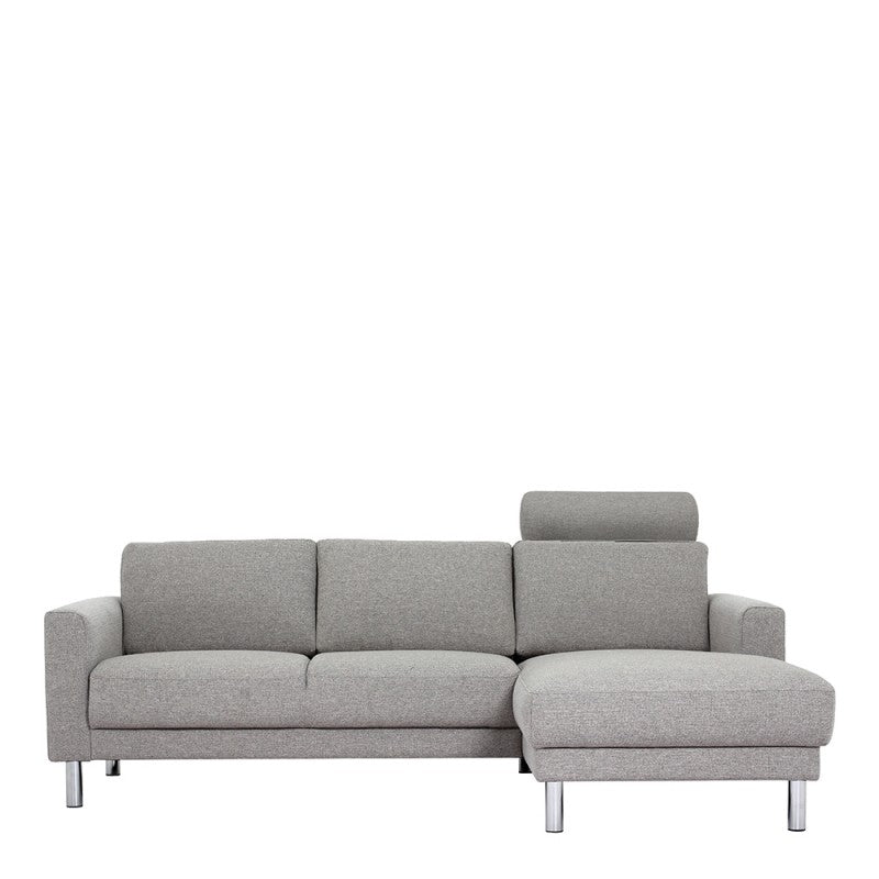Cleveland Chaiselongue Sofa - NOVA Light Grey  (LH)