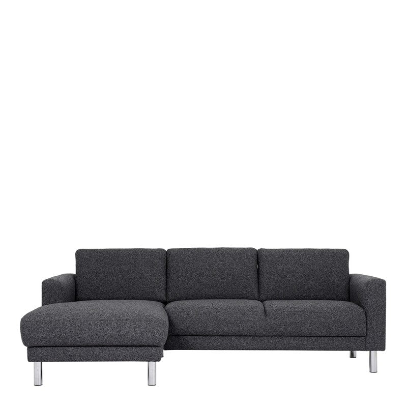 Cleveland Chaiselongue Sofa - NOVA Anthracite (LH)