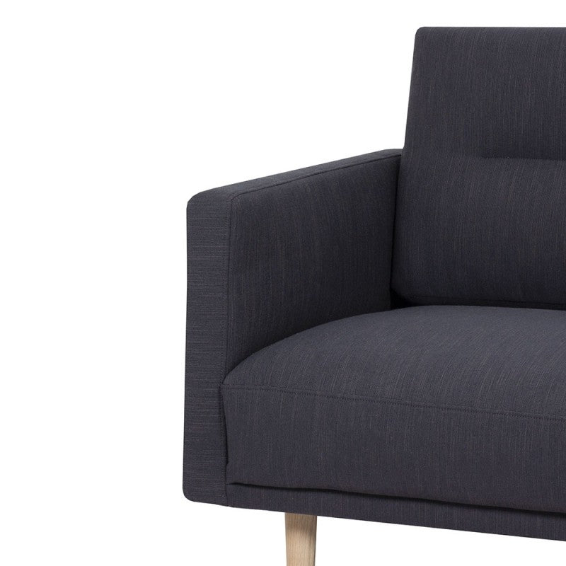 Larvik Armchair - Soul Anthracite, Oak Legs