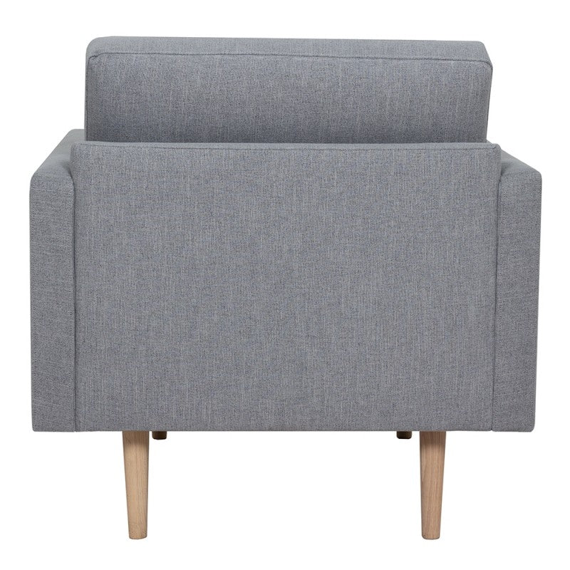 Larvik Armchair - Soul Grey, Oak Legs