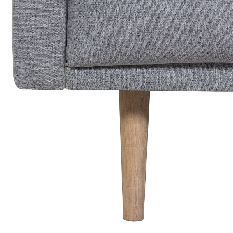 Larvik Armchair - Soul Grey, Oak Legs