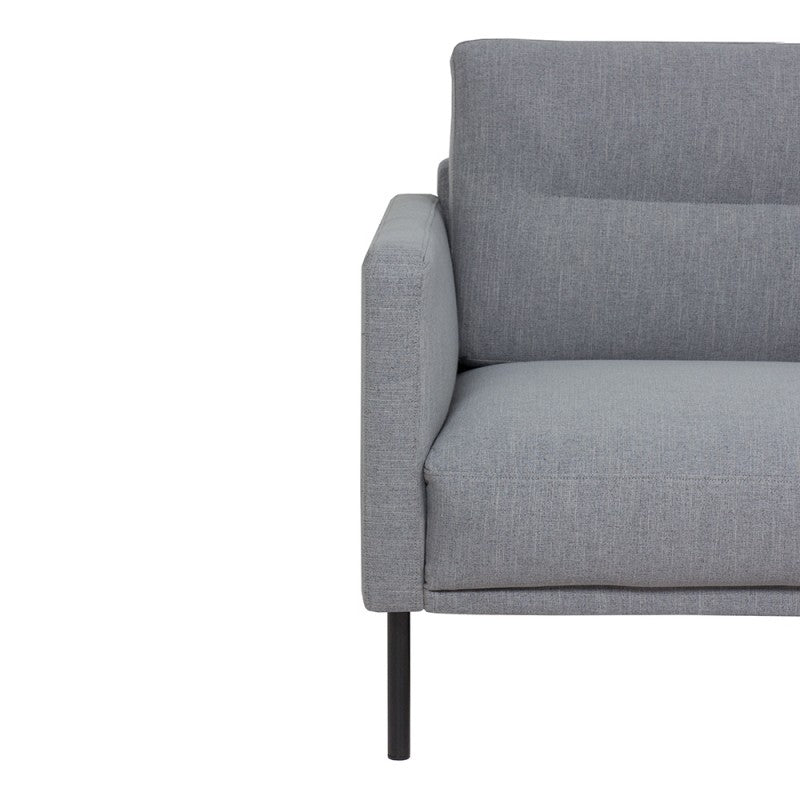 Larvik Armchair - Soul Grey, Black Legs