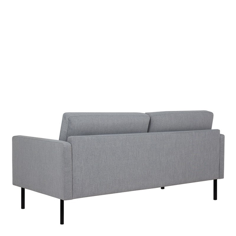 Larvik 2,5 Seater Sofa - Soul Grey, Black Legs
