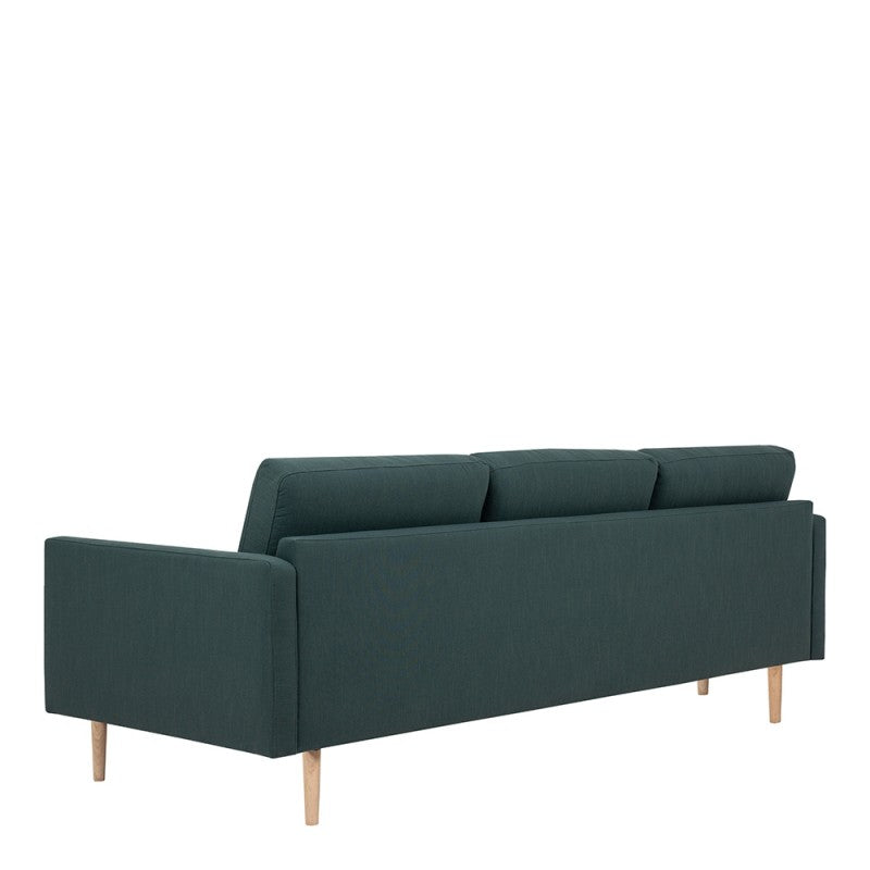 Larvik 3 Seater Sofa - Soul Dark Green, Oak Legs