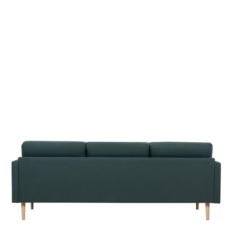 Larvik 3 Seater Sofa - Soul Dark Green, Oak Legs