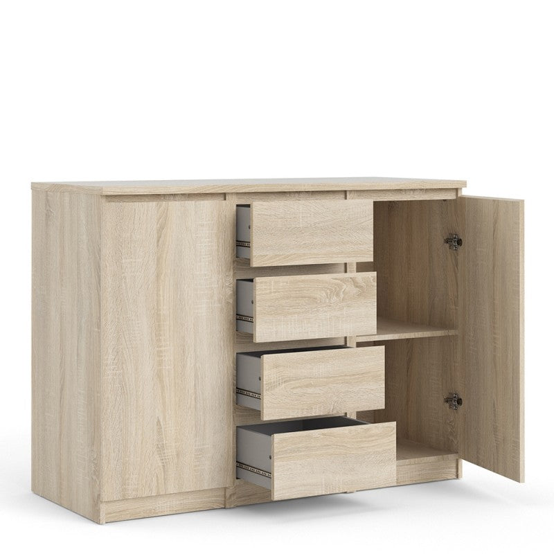 Naia Sideboard - 4 Drawers 2 Doors in Oak structure