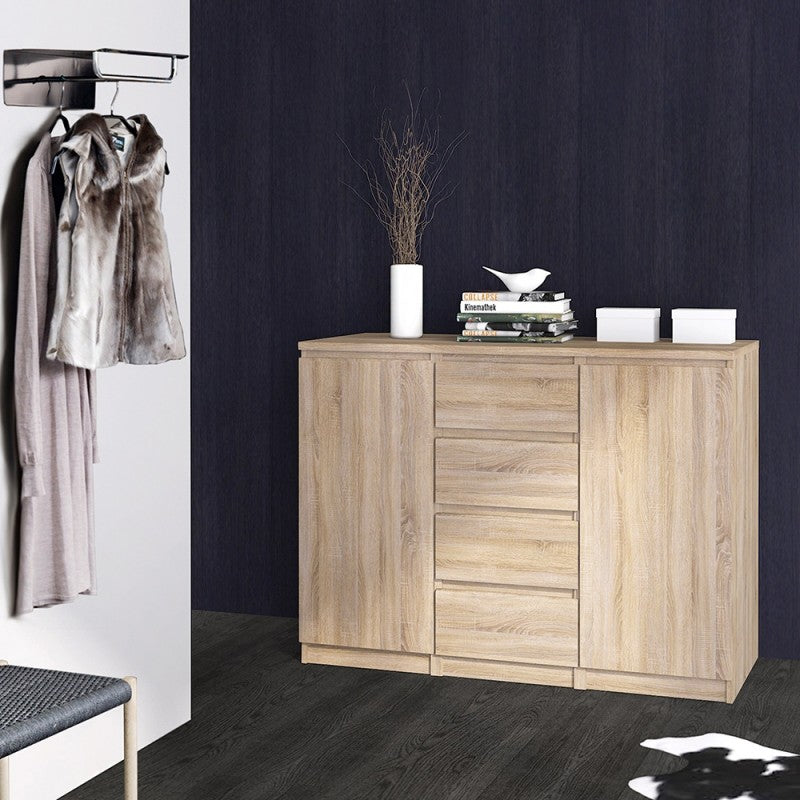 Naia Sideboard - 4 Drawers 2 Doors in Oak structure