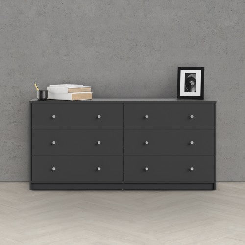 May Double dresser 6 drawers in Grey