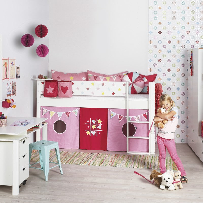 Manis-h 2 Bed Pockets in a Heart & Star Design