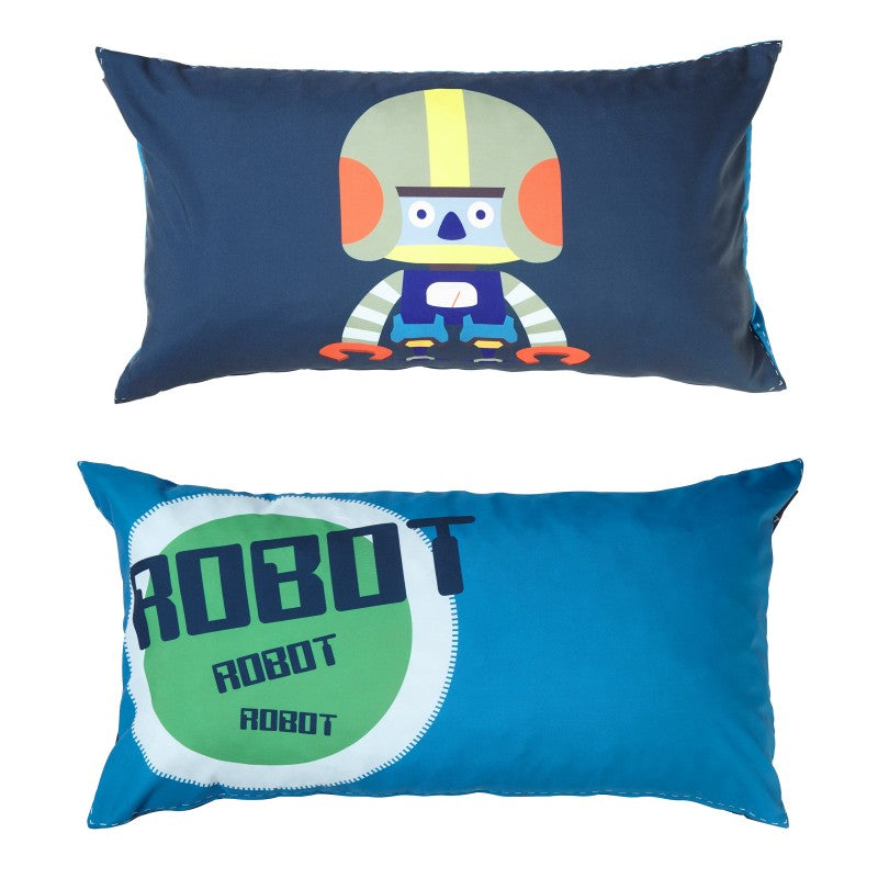 Manis-h Set of 2 Cushion Covers in a Robot Design