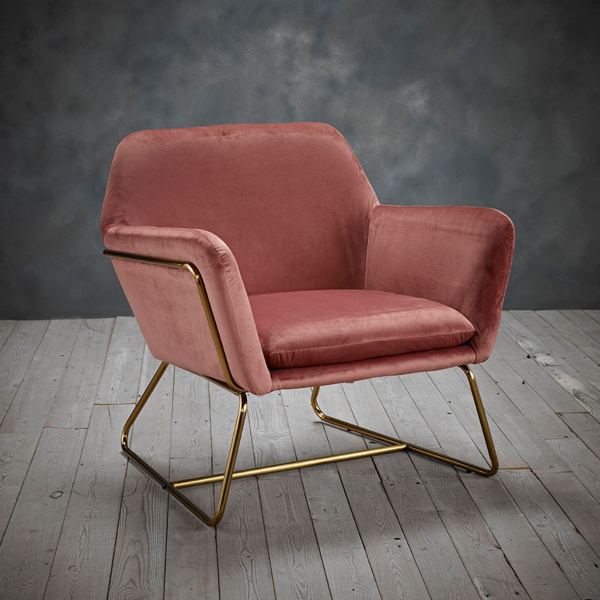 Charles Armchair Vintage Pink