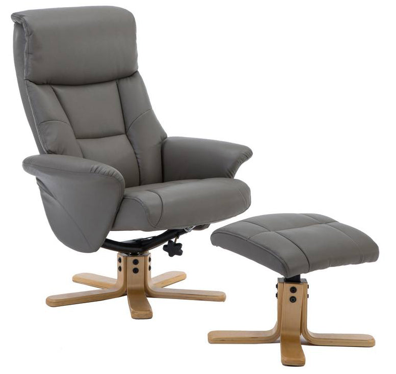 Montreal Grey Recliner