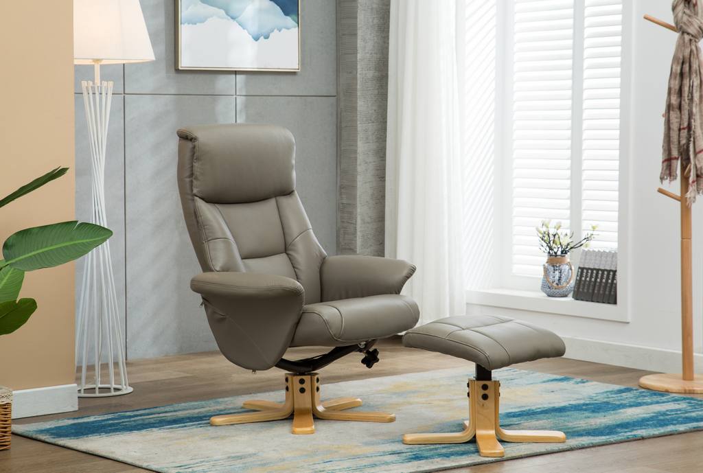 Montreal Grey Recliner
