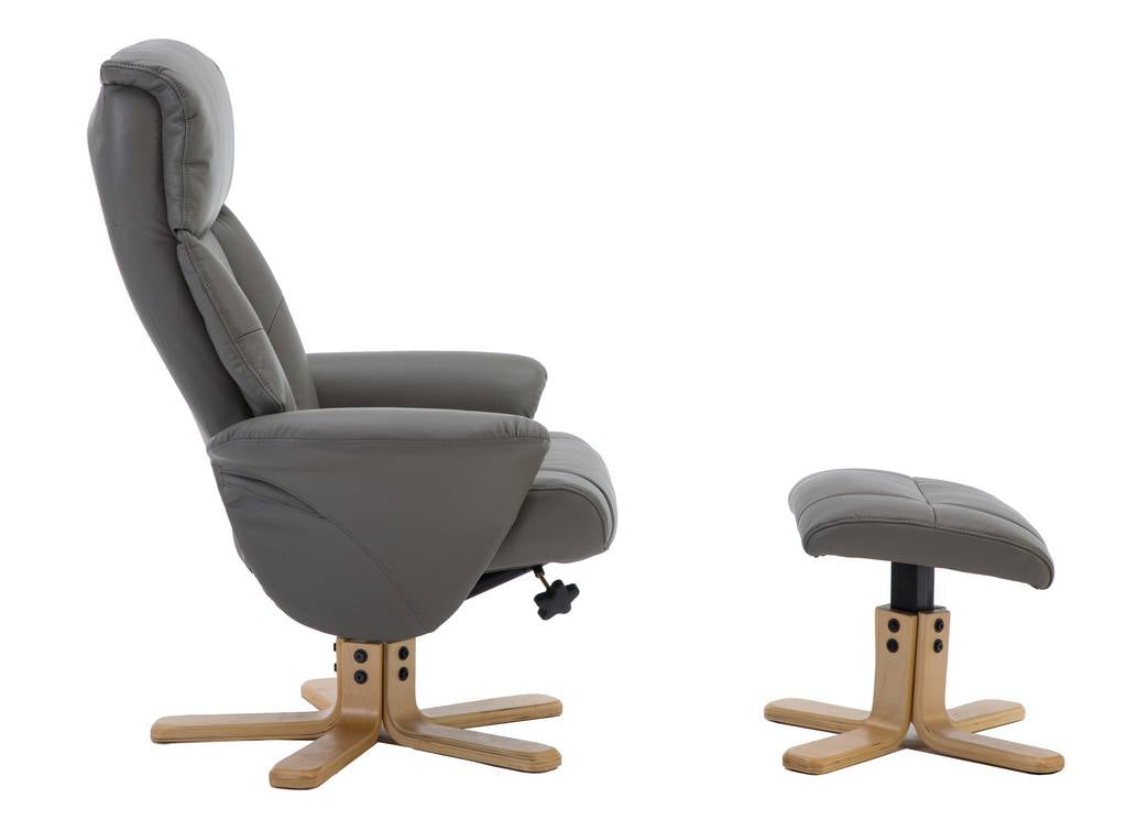 Montreal Grey Recliner