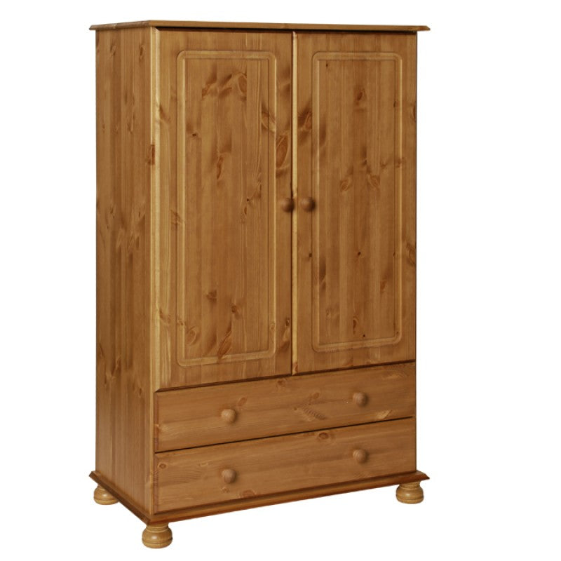 Copenhagen 2 Door 2 Drawer Combi Wardrobe in Pine