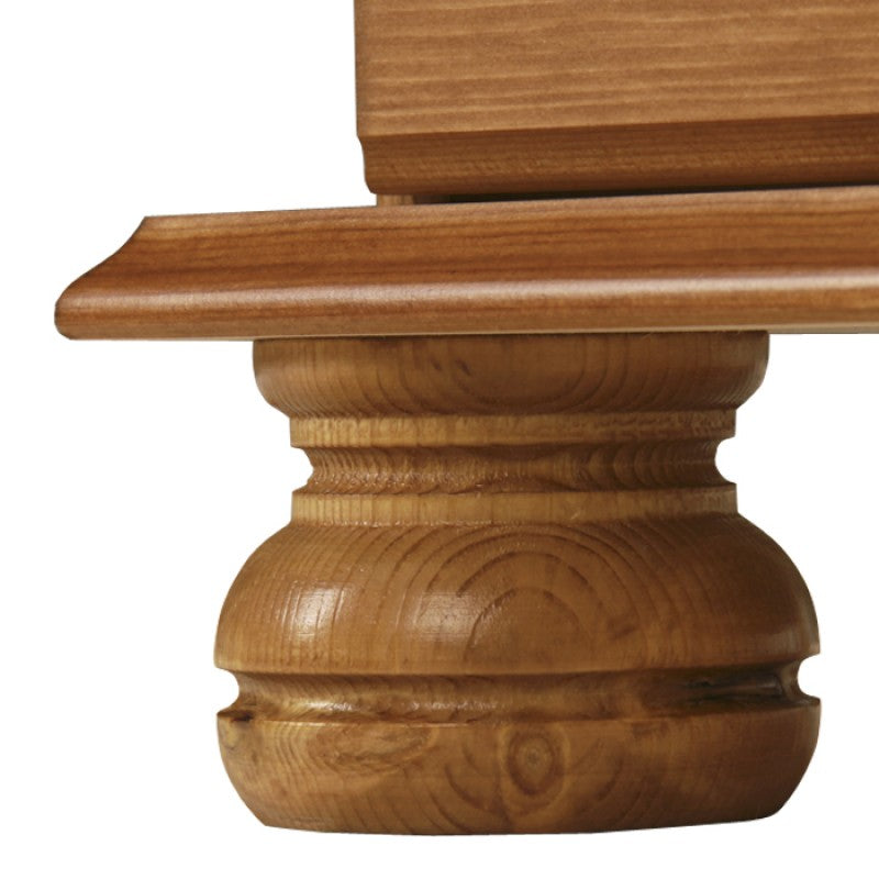 Copenhagen Single Dressing Table in Pine