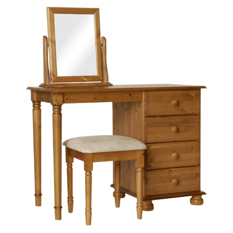 Copenhagen Single Dressing Table in Pine