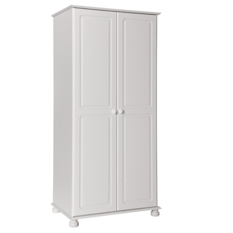 Copenhagen 2 door Wardrobe in White